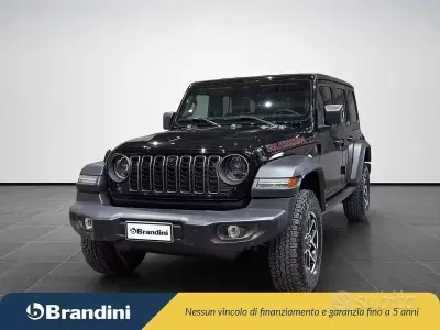 Usata Jeep Wrangler Rubicon 272 CV (200 kW) 2024 Nero SUV
