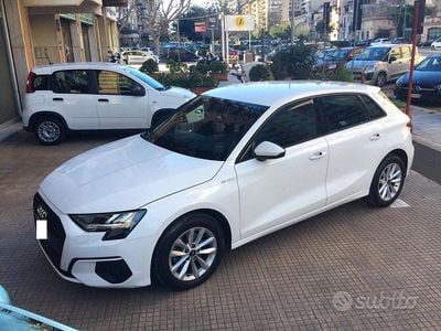 Usata Audi A3 Advanced 116 CV (85 kW) 2022 Bianco Berlina