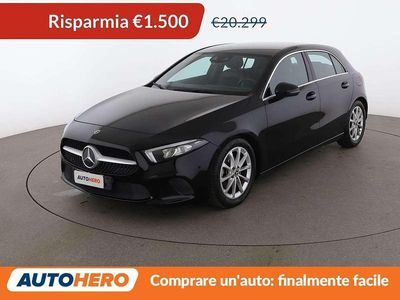 Usata Mercedes A180 136 CV (100 kW) 2019 Nero Berlina