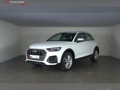 Usata Audi Q5 Business 204 CV (150 kW) 2021 Bianco ghiacciaio metallizzato SUV