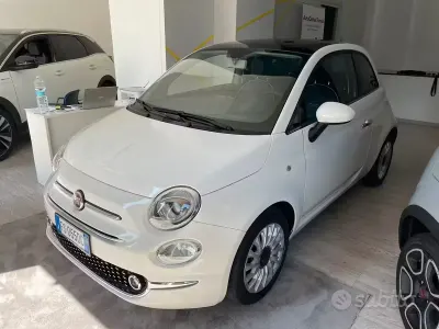 Usata Fiat 500 Lounge 69 CV (50 kW) 2017 Bianco Utilitaria