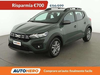Usata Dacia Sandero Expression 91 CV (66 kW) 2023 Verde Utilitaria