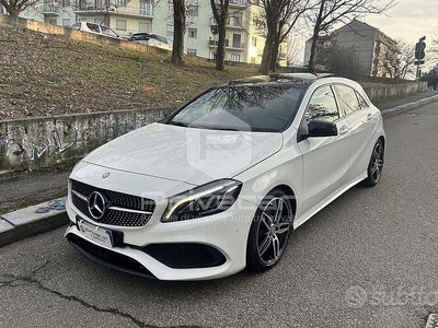 Usata Mercedes A160 Premium 90 CV (66 kW) 2016 Bianco Utilitaria