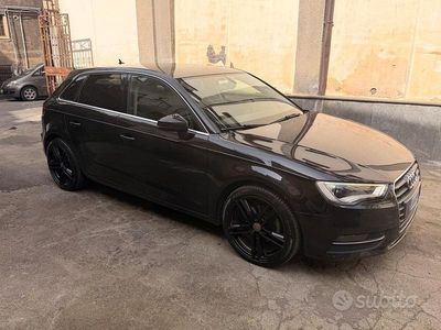 Usata Audi A3 110 CV (80 kW) 2014 Nero Berlina