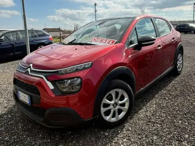 Usata Citroën C3 Feel 102 CV (75 kW) 2021 Rosso Utilitaria