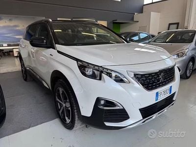 Usata Peugeot 5008 GT-line 130 CV (95 kW) 2018 Bianco SUV