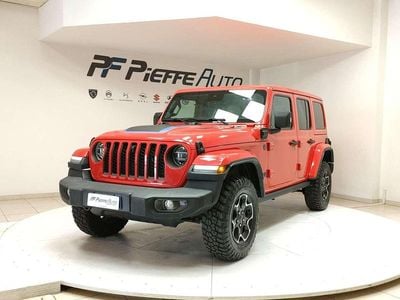 Usata Jeep Wrangler Unlimited Rubicon 272 CV (200 kW) 2021 Rosso SUV