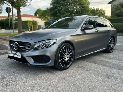 Usata Mercedes C43 AMG AMG 367 CV (269 kW) 2018 Grigio magno designo Station wagon