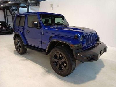 Usata Jeep Wrangler Sahara 200 CV (147 kW) 2019 Blu/azzurro SUV