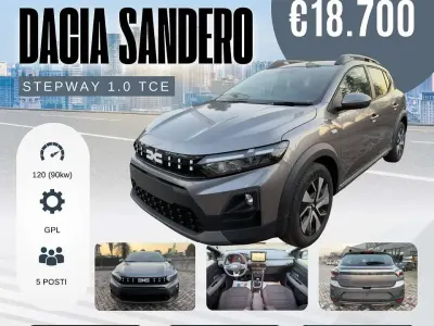 Nuova Dacia Sandero Expression 120 CV (88 kW) 2026 Grigio scuro Berlina