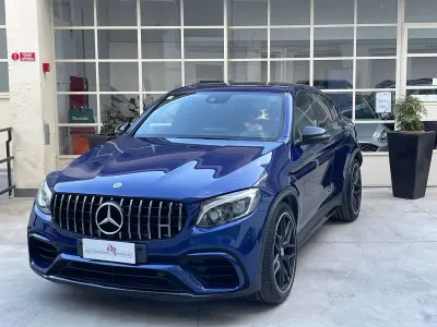 Usata Mercedes GLC63 AMG AMG 510 CV (375 kW) 2018 Blu/azzurro Coupé