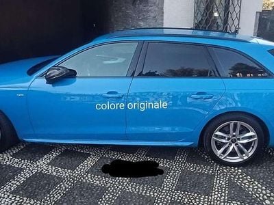 Usata Audi A4 S-Line 265 CV (194 kW) 2021 Blu/azzurro Station wagon