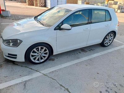 Usata VW Golf VII 125 CV (91 kW) 2015 Bianco Berlina