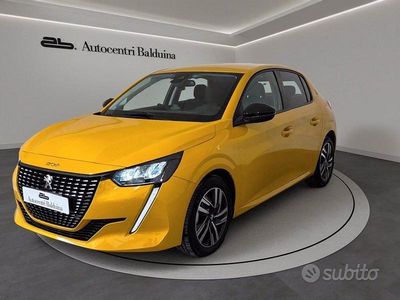 Usata Peugeot 208 Active 101 CV (74 kW) 2023 Giallo Utilitaria