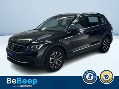 Usata VW Tiguan Life 150 CV (110 kW) 2022 Nero pastello SUV