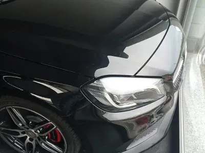 Usata Mercedes 220 AMG line 177 CV (130 kW) 2016 Nero Berlina