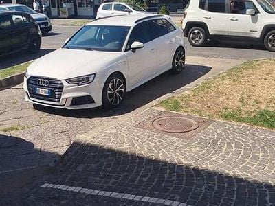 Usata Audi A3 S-Line 116 CV (85 kW) 2017 Bianco Berlina