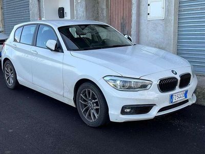 Usata BMW 116 Efficient Dynamics 109 CV (80 kW) 2019 Bianco Utilitaria