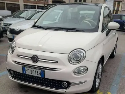 Usata Fiat 500 Lounge 95 CV (69 kW) 2016 Bianco Utilitaria