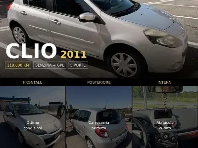 Brugt Renault Clio II 75 HK (55 kW) 2011 Sedan