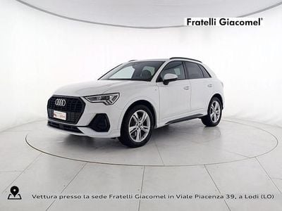 Usata Audi Q3 S-Line 200 CV (147 kW) 2022 Bianco ghiaccio metallizzato SUV