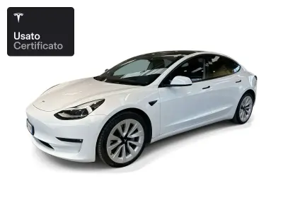 Usata Tesla Model 3 Long Range AWD 324 kW (441 CV) 2021 Pearl white multicoat Berlina