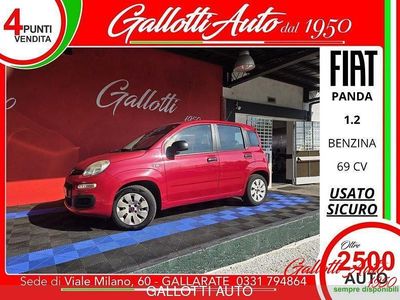 Usata Fiat Panda Easy 69 CV (50 kW) 2013 Rosso Utilitaria