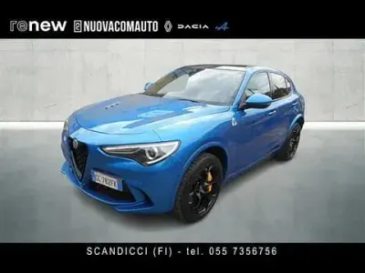 Usata Alfa Romeo Stelvio Quadrifoglio 510 CV (375 kW) 2020 Azzurro SUV