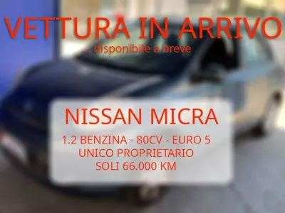 Usata Nissan Micra Acenta 80 CV (58 kW) 2012 Grigio Utilitaria