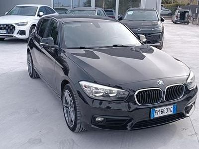 Usata BMW 116 Sport Line 116 CV (85 kW) 2017 Nero Utilitaria