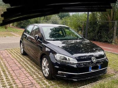 Usata VW Golf VII 125 CV (91 kW) 2018 Nero Berlina