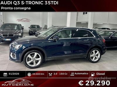 Usata Audi Q3 150 CV (110 kW) 2020 Blu SUV