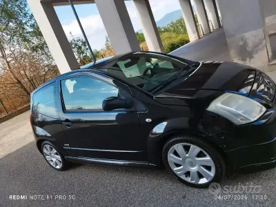 Usata Citroën C2 VTR Sport 68 CV (50 kW) 2007 Nero Utilitaria