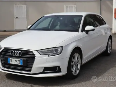 Usata Audi A3 Comfort 110 CV (80 kW) 2017 Bianco Berlina