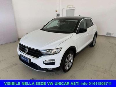 Usata VW T-Roc Style 150 CV (110 kW) 2019 Bianco tetto nero SUV
