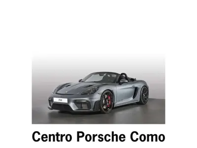 Nuova Porsche 718 Spyder 500 CV (367 kW) 2025 Grigio vanadio Cabrio