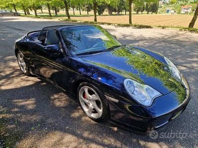 Usata Porsche 996 320 CV (235 kW) 2004 Blu Cabrio