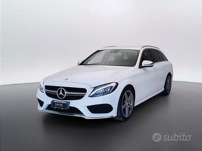 Usata Mercedes C220 Premium 170 CV (125 kW) 2016 Bianco Station wagon