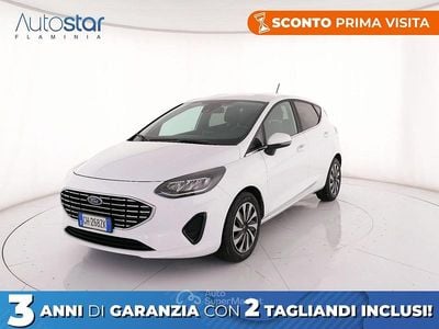 Usata Ford Fiesta Titanium 125 CV (91 kW) 2022 Bianco Utilitaria