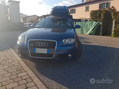Usata Audi A3 S-Line 105 CV (77 kW) 2007 Blu Utilitaria