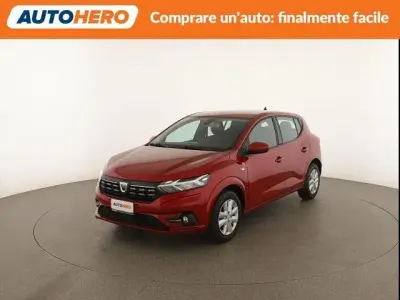 Usata Dacia Sandero Expression 91 CV (66 kW) 2022 Rosso Berlina
