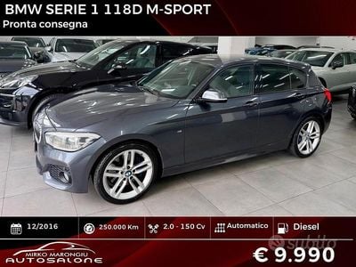 Usata BMW 118 M Sport 150 CV (110 kW) 2016 Grigio Utilitaria