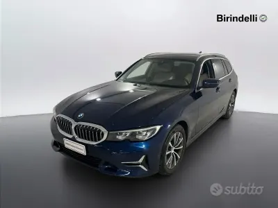 Usata BMW 318 Luxury Line 150 CV (110 kW) 2020 Tanzanite blue metallizzato Station wagon