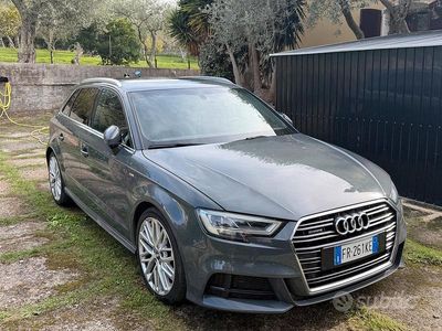Usata Audi A3 S-Line 184 CV (135 kW) 2018 Grigio Berlina