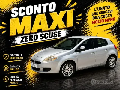 Usata Fiat Bravo Emotion 120 CV (88 kW) 2007 Grigio Utilitaria