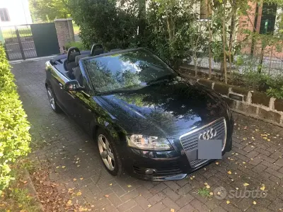 Usata Audi A3 Cabriolet Ambition 140 CV (102 kW) 2010 Nero Cabrio