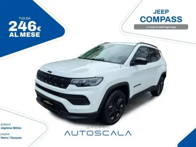 Usata Jeep Compass Night Eagle 131 CV (96 kW) 2023 Alphine white SUV