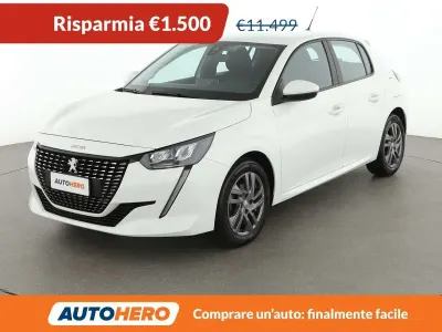 Usata Peugeot 208 Active 75 CV (55 kW) 2021 Bianco Utilitaria