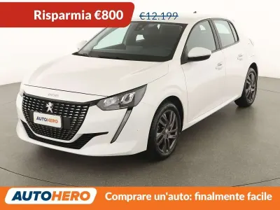 Usata Peugeot 208 Active 75 CV (55 kW) 2021 Bianco Utilitaria