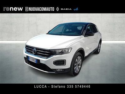 Usata VW T-Roc Style 115 CV (84 kW) 2019 Bianco SUV